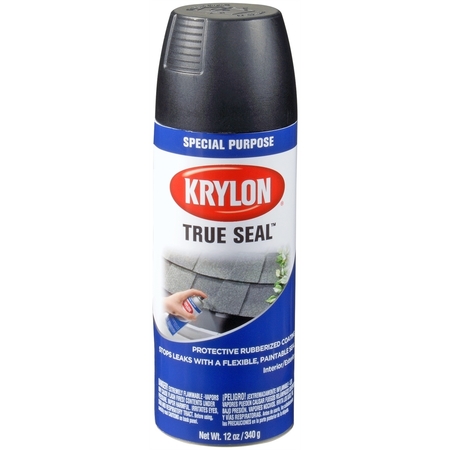 KRYLON Trueseal Rubberized Coating; Black; 12 oz. Aerosol 2701